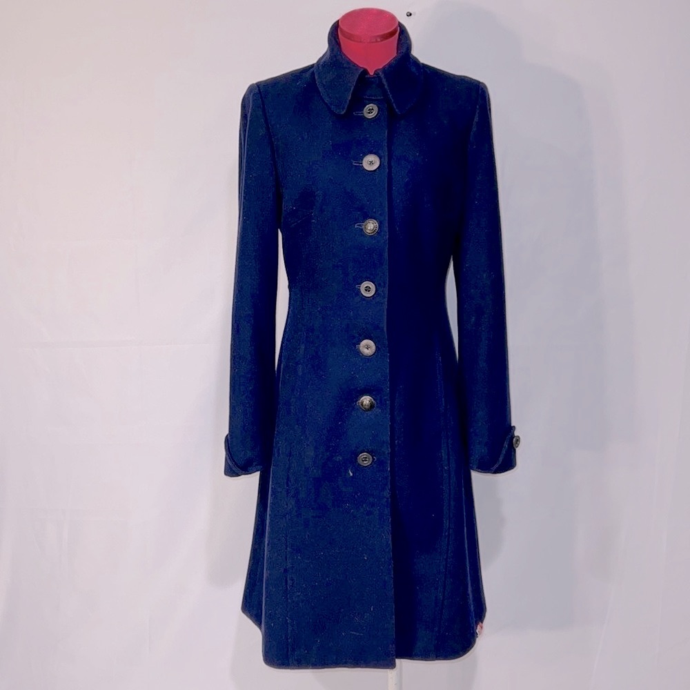 Oilily DOLLETTE Navy Pea Coat with Bronze Buttons!